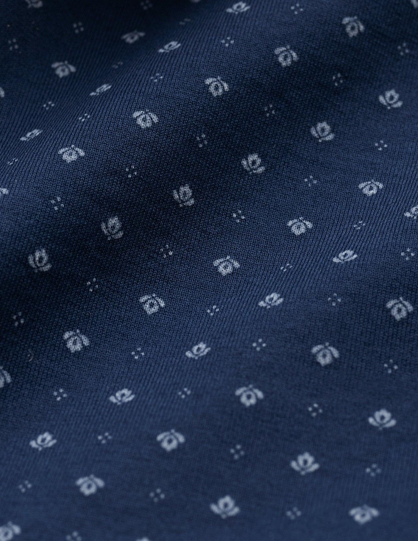 Classic Short Sleeve Shirt Lotus Navy